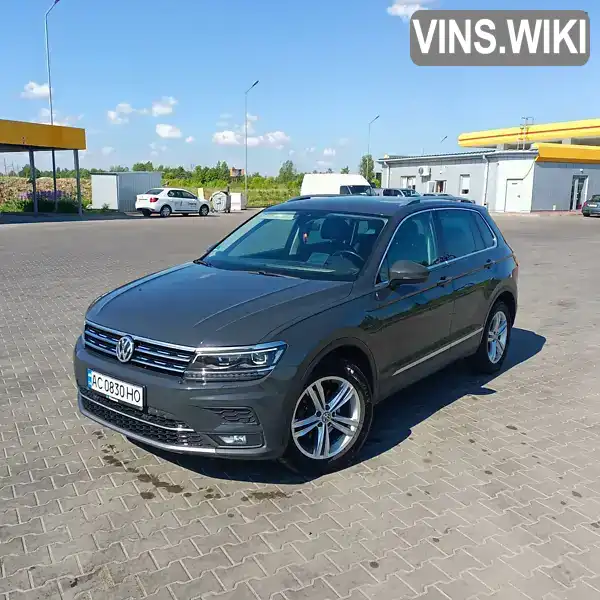 Внедорожник / Кроссовер Volkswagen Tiguan 2018 1.97 л. Автомат обл. Волынская, Луцк - Фото 1/21