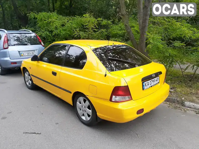 Ліфтбек Hyundai Accent 2002 1.5 л. Ручна / Механіка обл. Київська, Київ - Фото 1/8