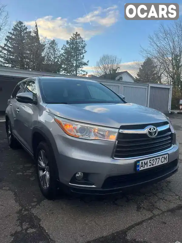 Позашляховик / Кросовер Toyota Highlander 2014 3.46 л. Автомат обл. Житомирська, Житомир - Фото 1/7