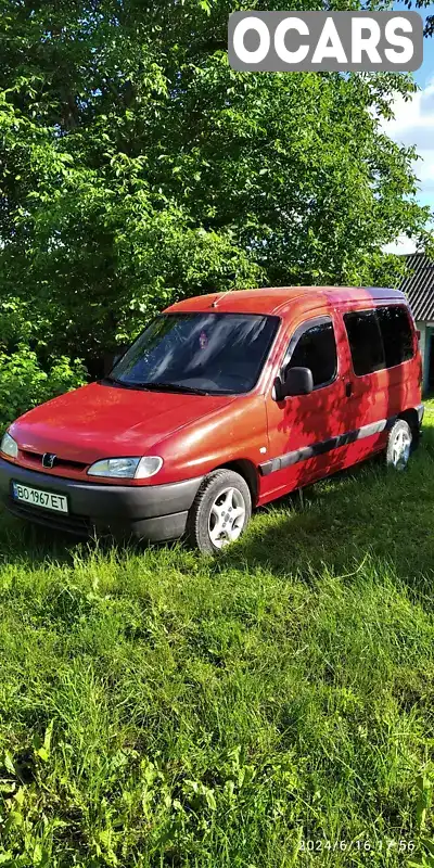 Мінівен Peugeot Partner 2002 1.87 л. Ручна / Механіка обл. Хмельницька, Волочиськ - Фото 1/21