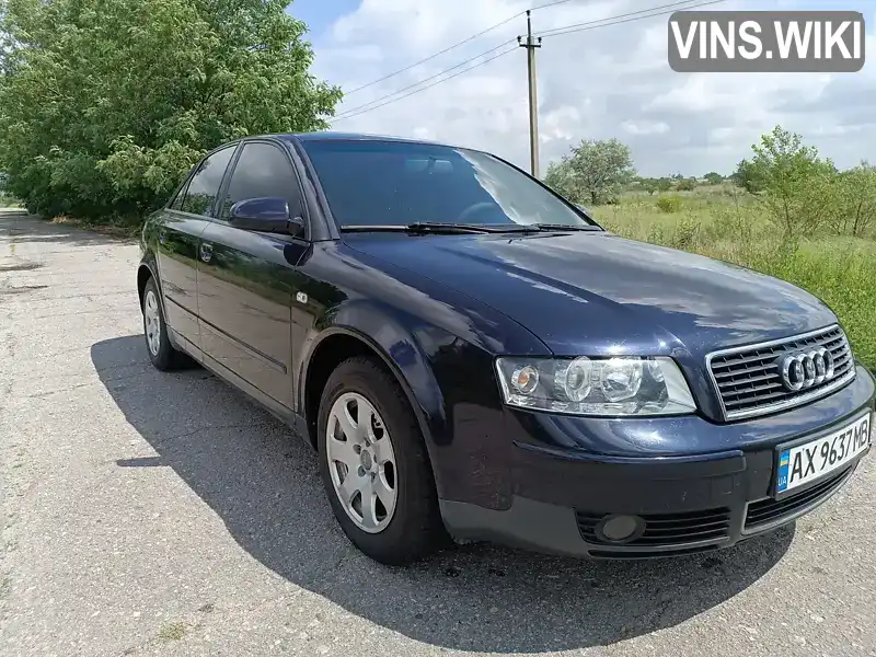 Седан Audi A4 2002 null_content л. Ручна / Механіка обл. Харківська, Балаклія - Фото 1/18