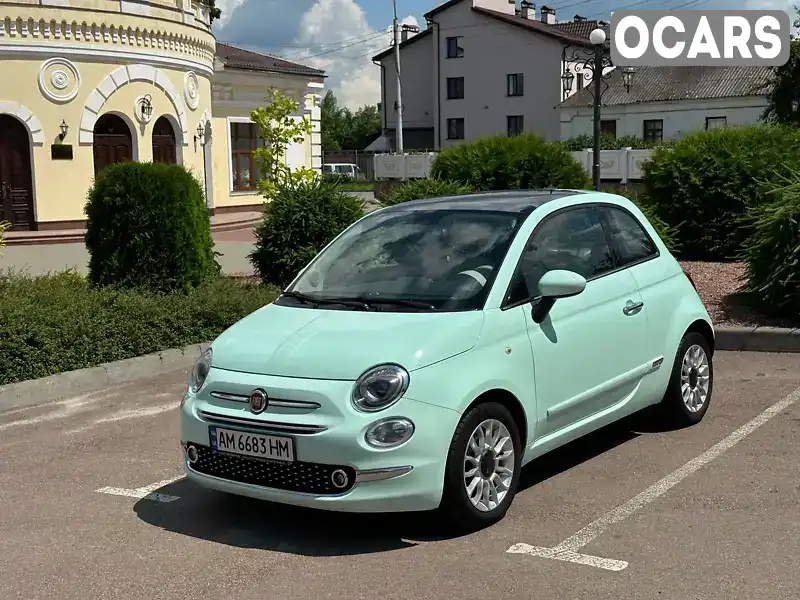 Хетчбек Fiat 500 2017 1.24 л. Робот обл. Житомирська, Бердичів - Фото 1/8