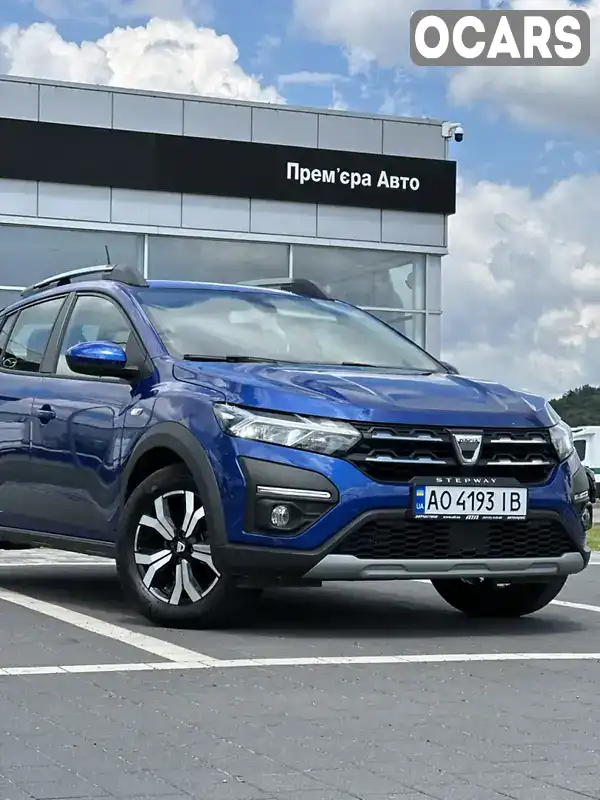 Позашляховик / Кросовер Dacia Sandero StepWay 2022 1 л. Ручна / Механіка обл. Закарпатська, Мукачево - Фото 1/21