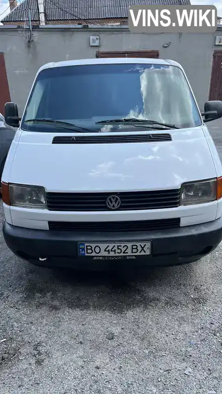 Мінівен Volkswagen Transporter 2002 1.9 л. Ручна / Механіка обл. Тернопільська, Тернопіль - Фото 1/21