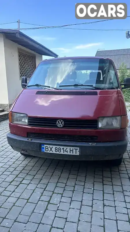 Мінівен Volkswagen Transporter 1995 1.9 л. обл. Хмельницька, Кам'янець-Подільський - Фото 1/8