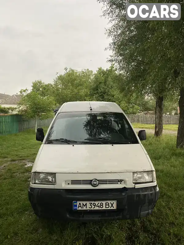 Мінівен Fiat Scudo 2002 1.91 л. Ручна / Механіка обл. Житомирська, Радомишль - Фото 1/21