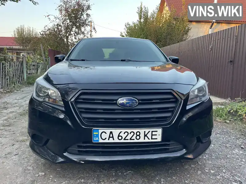 Седан Subaru Legacy 2017 2.5 л. Автомат обл. Черкаська, Звенигородка - Фото 1/21