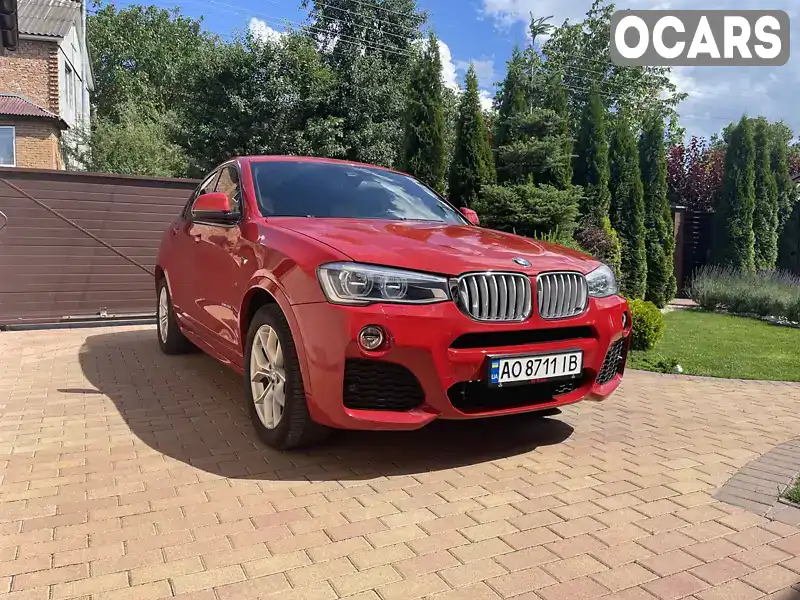 Позашляховик / Кросовер BMW X4 2015 2 л. Автомат обл. Закарпатська, Мукачево - Фото 1/21