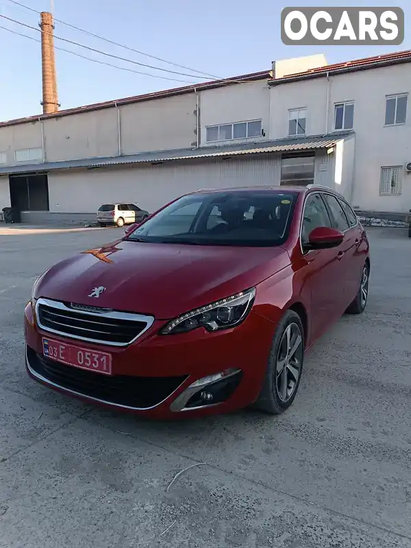 Універсал Peugeot 308 2016 2 л. Ручна / Механіка обл. Тернопільська, Тернопіль - Фото 1/21