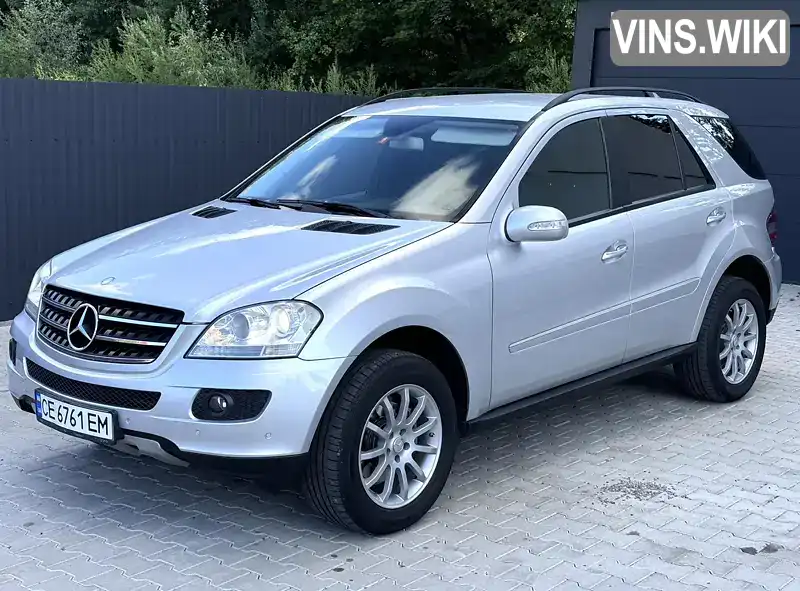 Внедорожник / Кроссовер Mercedes-Benz M-Class 2008 3 л. Автомат обл. Черновицкая, Черновцы - Фото 1/21