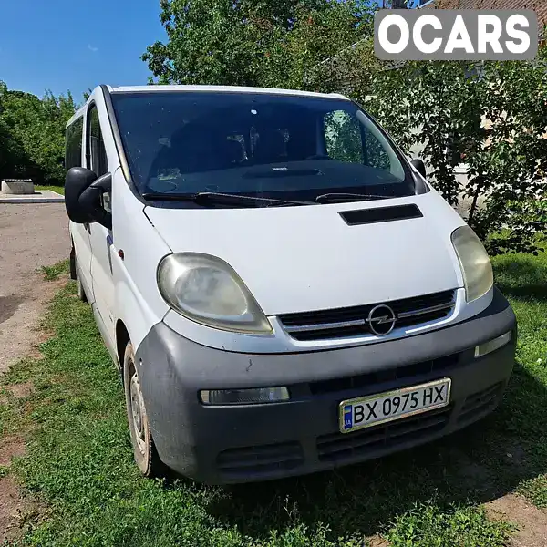 Мінівен Opel Vivaro 2002 1.9 л. Ручна / Механіка обл. Хмельницька, Красилів - Фото 1/19