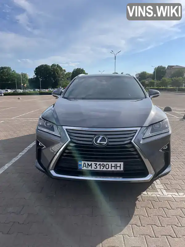 Позашляховик / Кросовер Lexus RX 2017 3.46 л. Автомат обл. Житомирська, Житомир - Фото 1/13