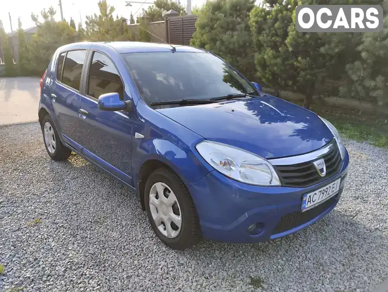 Хетчбек Dacia Sandero 2009 1.6 л. Ручна / Механіка обл. Волинська, Луцьк - Фото 1/21