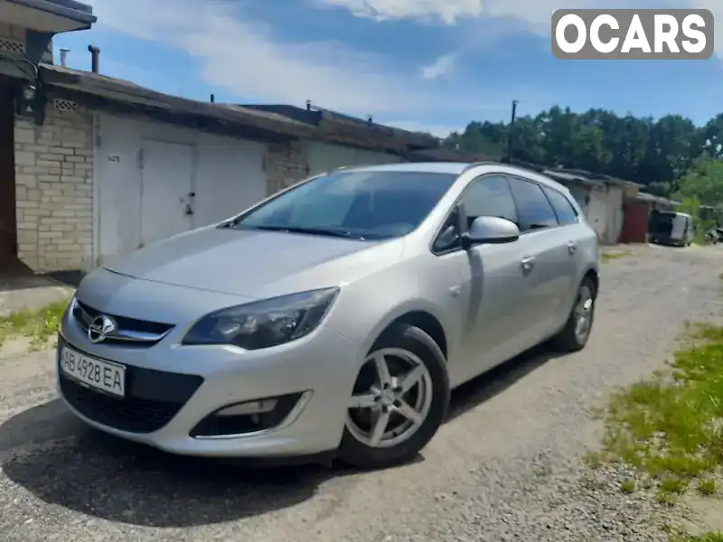 Універсал Opel Astra 2013 1.69 л. Ручна / Механіка обл. Вінницька, Ладижин - Фото 1/21