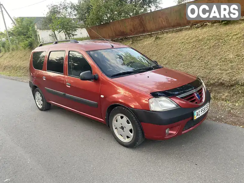 Седан Dacia Logan 2008 1.6 л. Ручна / Механіка обл. Закарпатська, Іршава - Фото 1/14