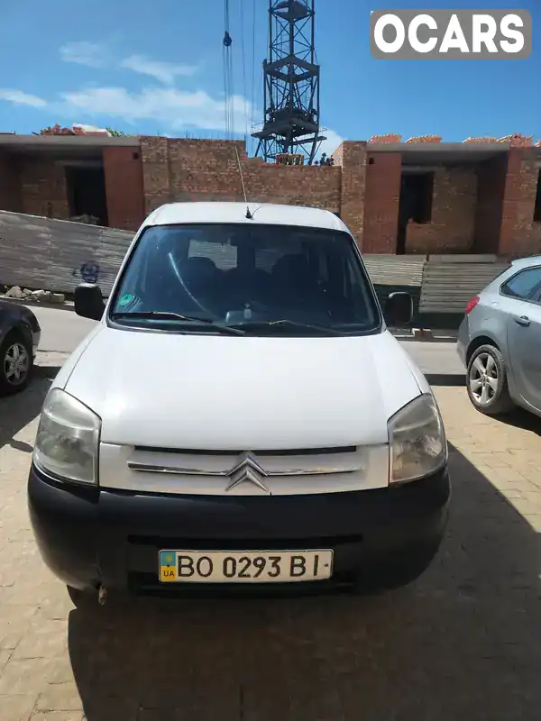 Мінівен Citroen Berlingo 2004 2 л. Ручна / Механіка обл. Тернопільська, Тернопіль - Фото 1/4