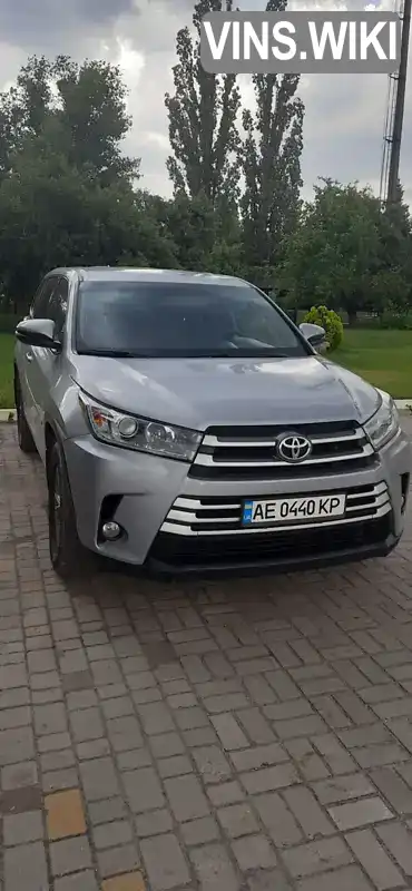 Позашляховик / Кросовер Toyota Highlander 2016 3.5 л. Автомат обл. Дніпропетровська, Новомосковськ - Фото 1/14