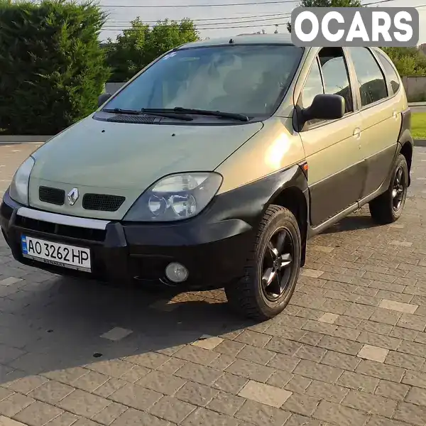 Мінівен Renault Scenic 2002 2 л. Ручна / Механіка обл. Закарпатська, Ужгород - Фото 1/12