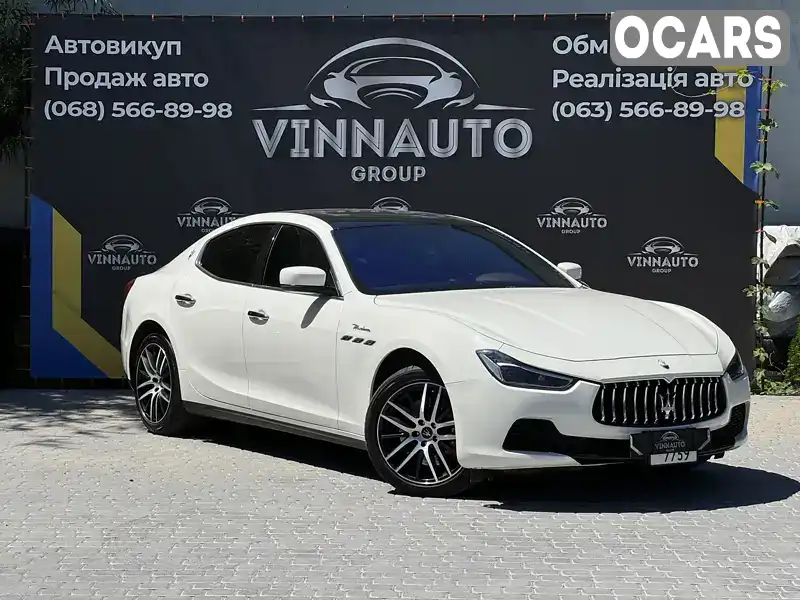 Седан Maserati Ghibli 2015 3 л. Типтроник обл. Винницкая, Винница - Фото 1/21