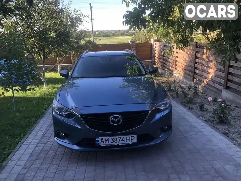 Універсал Mazda 6 2013 2.19 л. Ручна / Механіка обл. Житомирська, Андрушівка - Фото 1/12