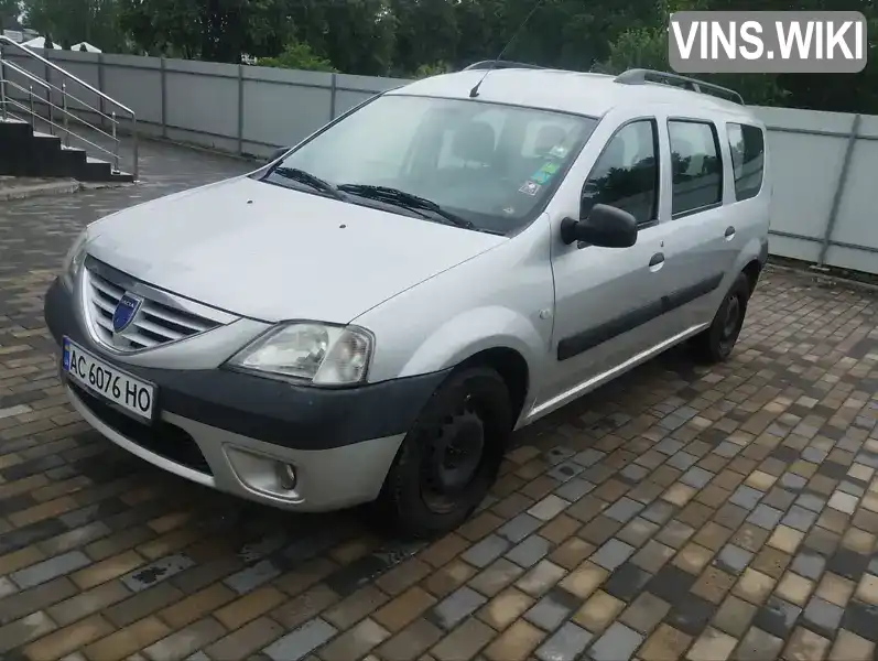 Универсал Dacia Logan MCV 2008 1.6 л. Ручная / Механика обл. Волынская, Шацк - Фото 1/19