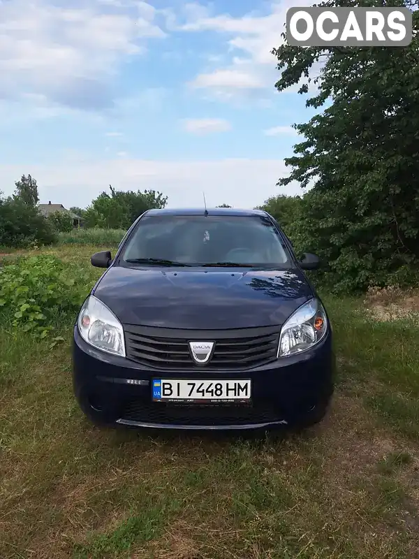 Хетчбек Dacia Sandero 2010 1.4 л. Ручна / Механіка обл. Полтавська, Велика Багачка - Фото 1/8