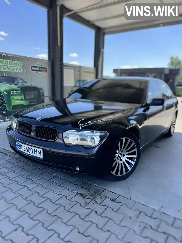 Седан BMW 7 Series 2004 3 л. Автомат обл. Рівненська, Рокитне - Фото 1/13