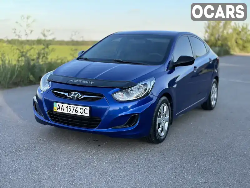 Седан Hyundai Accent 2013 1.4 л. Ручна / Механіка обл. Черкаська, Жашків - Фото 1/20