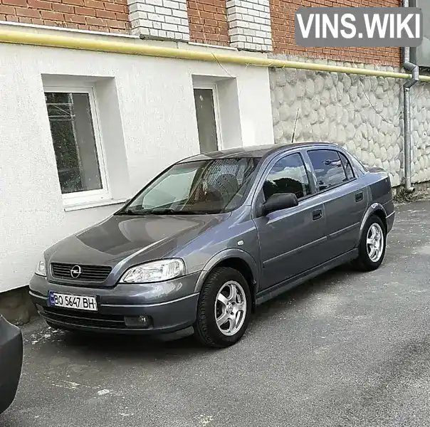 Седан Opel Astra 2005 1.4 л. Ручна / Механіка обл. Тернопільська, Теребовля - Фото 1/4