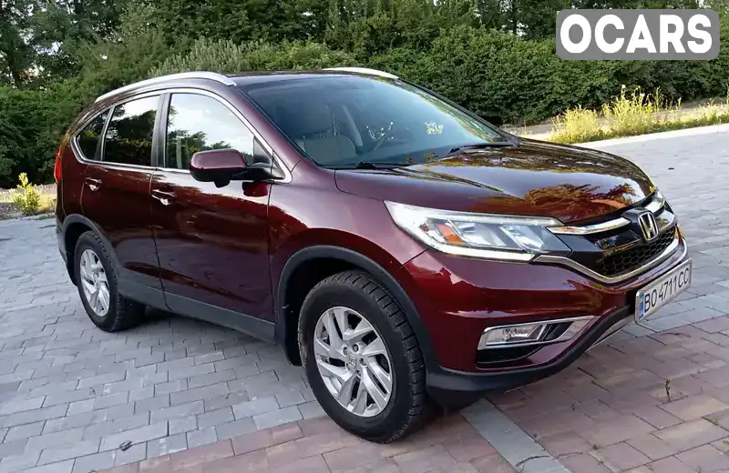 Позашляховик / Кросовер Honda CR-V 2015 2.4 л. Автомат обл. Тернопільська, Бучач - Фото 1/21