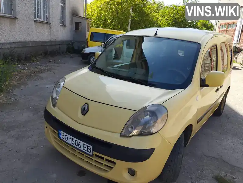 Мінівен Renault Kangoo 2008 1.5 л. Ручна / Механіка обл. Тернопільська, Монастириська - Фото 1/21