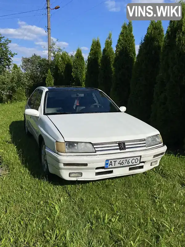 Седан Peugeot 605 1990 2 л. Ручна / Механіка обл. Львівська, Червоноград - Фото 1/14