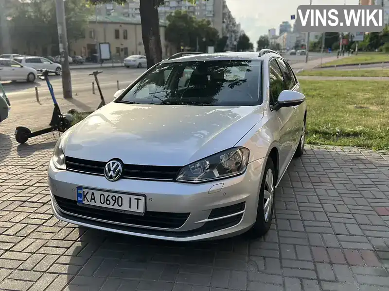 Універсал Volkswagen Golf 2014 1.6 л. Автомат обл. Київська, Київ - Фото 1/21