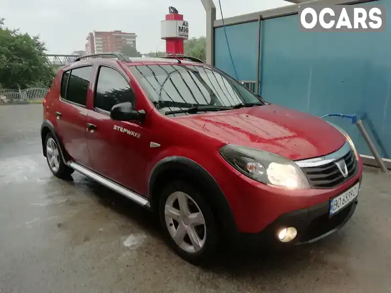 Позашляховик / Кросовер Dacia Sandero StepWay 2012 1.6 л. Ручна / Механіка обл. Тернопільська, Тернопіль - Фото 1/9