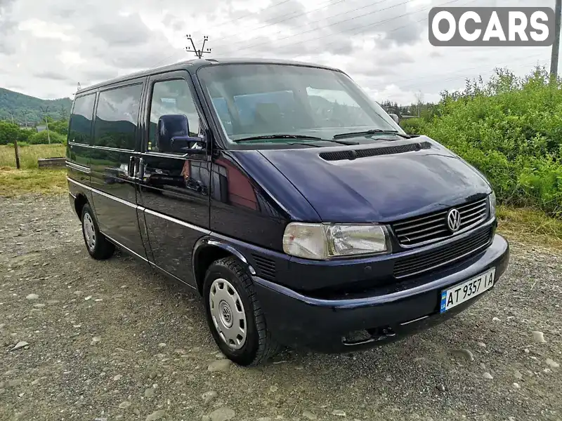 Мінівен Volkswagen Transporter 2002 2.46 л. Ручна / Механіка обл. Івано-Франківська, Косів - Фото 1/11