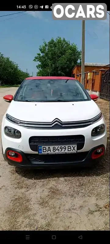 Хетчбек Citroen C3 2018 1.2 л. Ручна / Механіка обл. Кіровоградська, Кропивницький (Кіровоград) - Фото 1/7