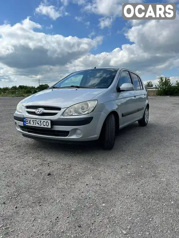 Хетчбек Hyundai Getz 2006 1.6 л. Ручна / Механіка обл. Хмельницька, Хмельницький - Фото 1/9