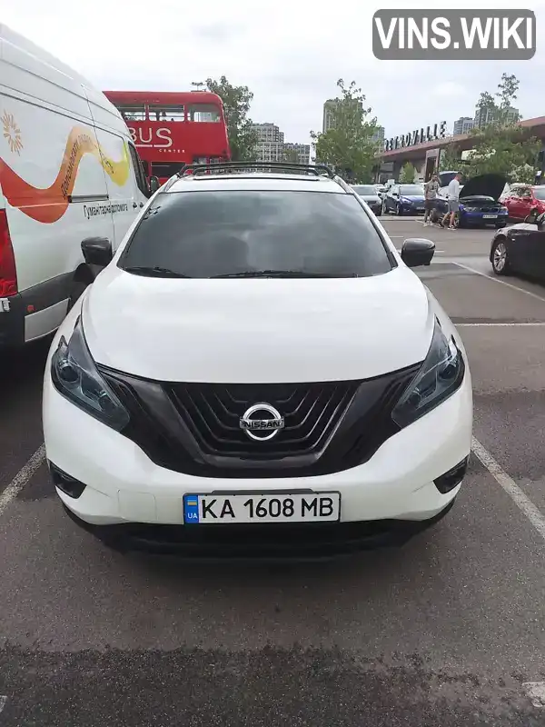 Позашляховик / Кросовер Nissan Murano 2018 3.5 л. Варіатор обл. Київська, Київ - Фото 1/14