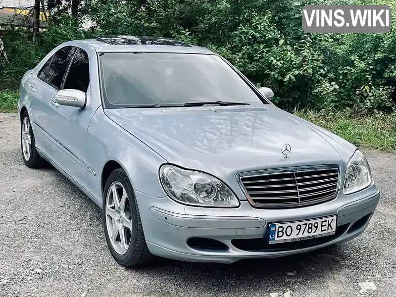 Седан Mercedes-Benz S-Class 2003 3.72 л. Автомат обл. Тернопольская, Тернополь - Фото 1/21