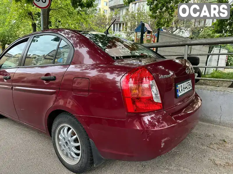 Седан Hyundai Accent 2007 1.4 л. Ручна / Механіка обл. Київська, Ірпінь - Фото 1/7