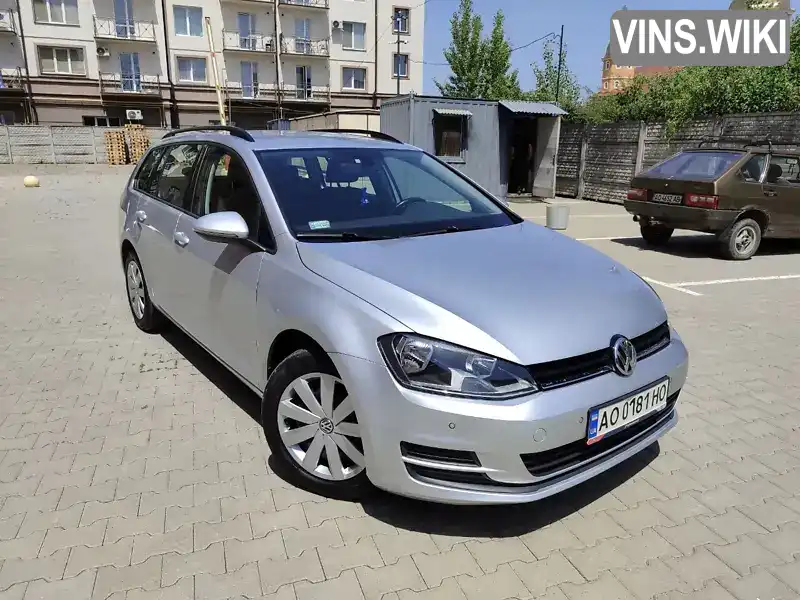 Універсал Volkswagen Golf 2015 1.6 л. Ручна / Механіка обл. Закарпатська, Ужгород - Фото 1/21