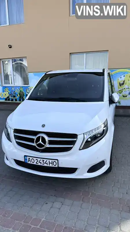 Мінівен Mercedes-Benz V-Class 2018 2.2 л. Автомат обл. Закарпатська, Тячів - Фото 1/21