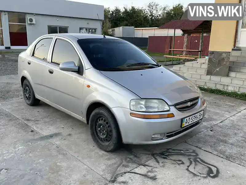 KL1SF69YE5B377545 Chevrolet Aveo 2005 Седан 1.5 л. Фото 8