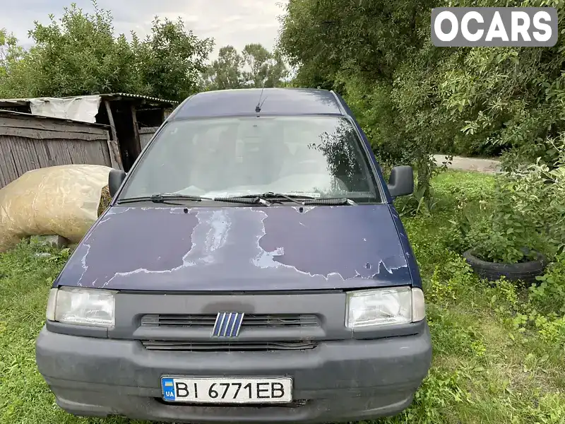 Мінівен Fiat Scudo 1998 1.91 л. обл. Полтавська, Полтава - Фото 1/11