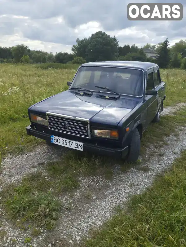 Седан ВАЗ / Lada 2107 1986 1.29 л. Ручна / Механіка обл. Тернопільська, Бучач - Фото 1/9