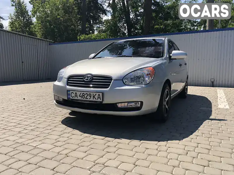 Седан Hyundai Accent 2008 1.4 л. Ручна / Механіка обл. Черкаська, Черкаси - Фото 1/13