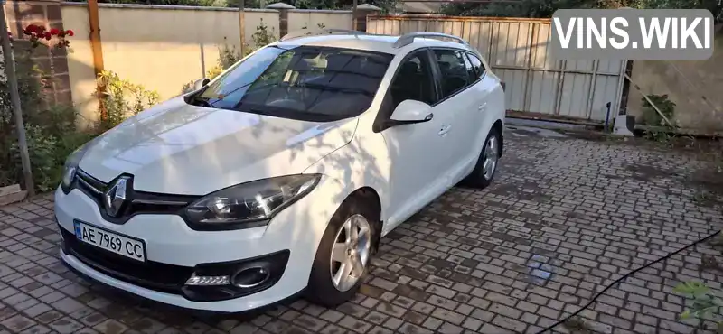 Універсал Renault Megane 2015 1.5 л. Ручна / Механіка обл. Дніпропетровська, Покров (Орджонікідзе) - Фото 1/20