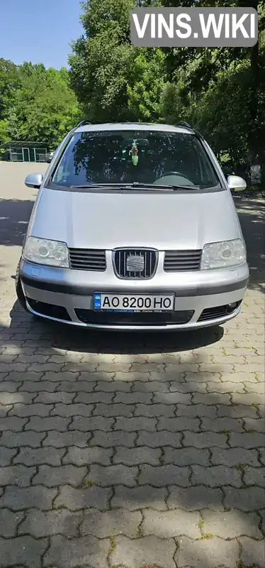 Минивэн SEAT Alhambra 2009 1.97 л. Ручная / Механика обл. Закарпатская, Ужгород - Фото 1/21