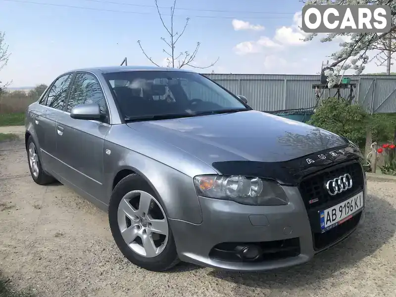 Седан Audi A4 2004 1.6 л. Ручна / Механіка обл. Вінницька, Бершадь - Фото 1/17