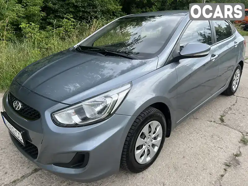 Седан Hyundai Accent 2019 1.37 л. Ручна / Механіка обл. Київська, Бориспіль - Фото 1/21